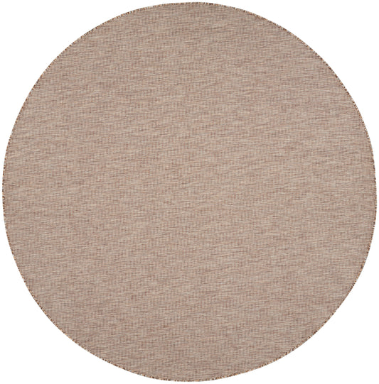 Nourison Positano 8' x Round Beige Modern Rug