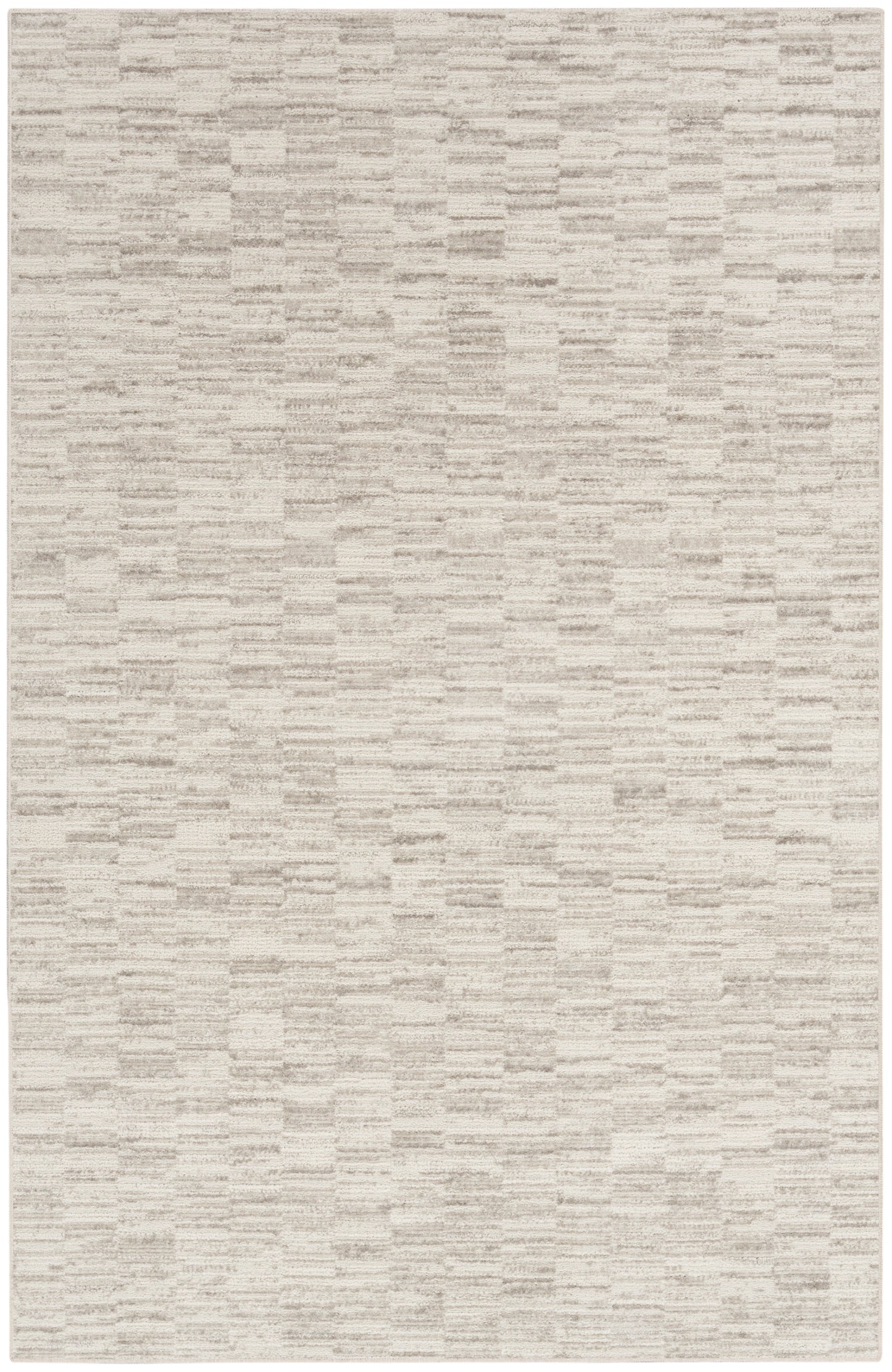 Calvin Klein Captivating 3'2" x 5' Ivory Grey Modern Indoor Rug