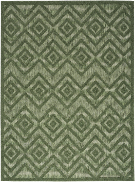 Nourison Versatile 5' x 7' Green Modern Rug