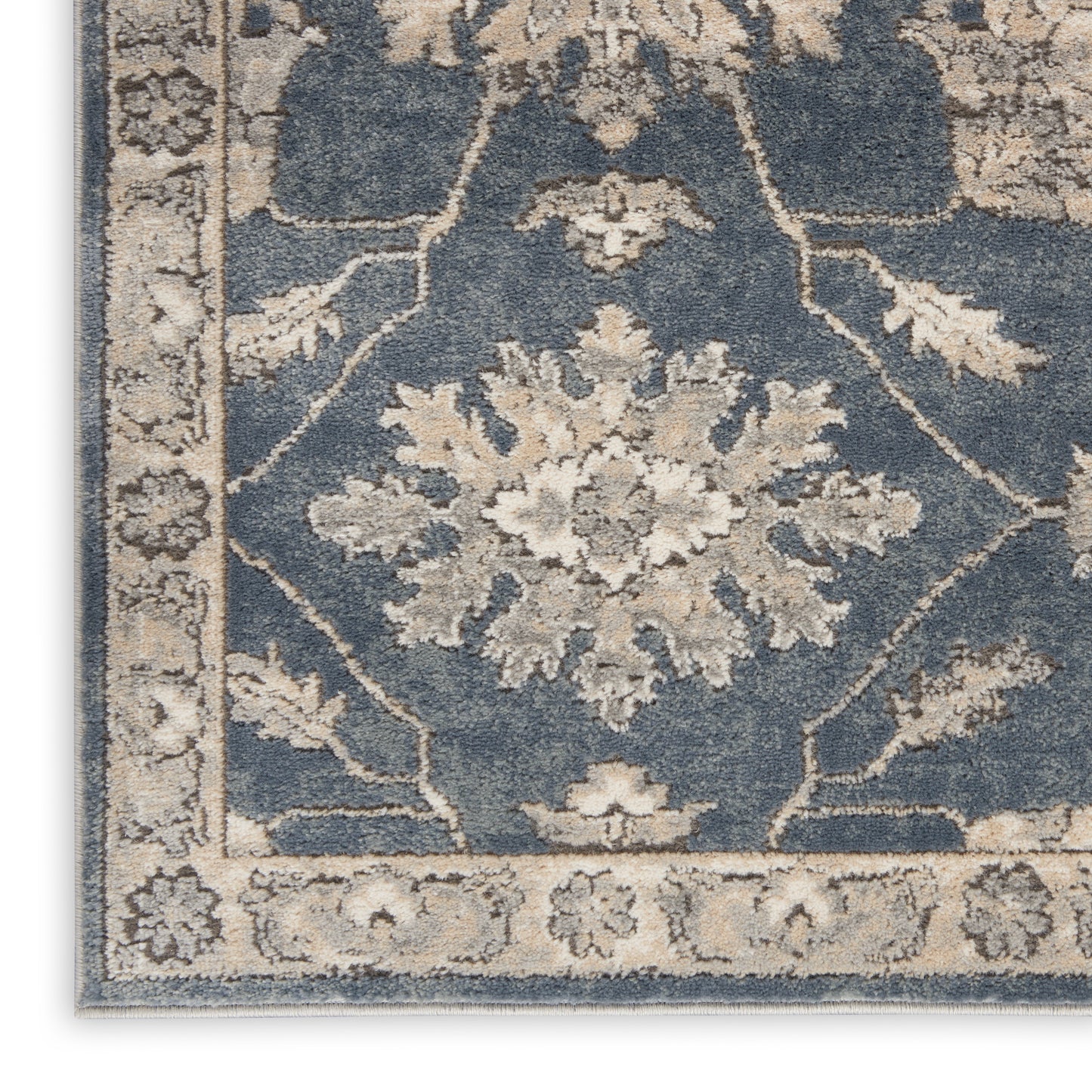 Nourison Quarry 2'2" x 7'6" Blue Beige Vintage Indoor Rug