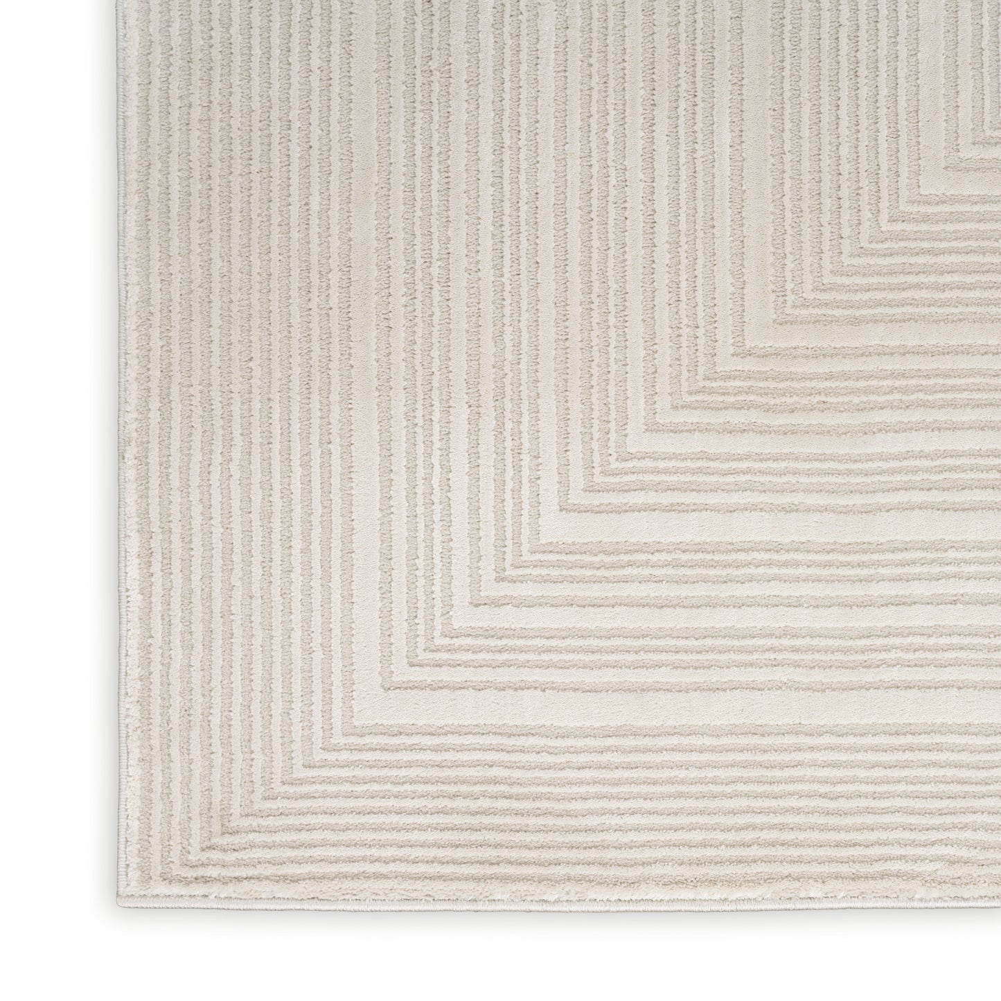 Calvin Klein CK024 Irradiant 5'3" x 7'3" Ivory Modern Indoor Rug