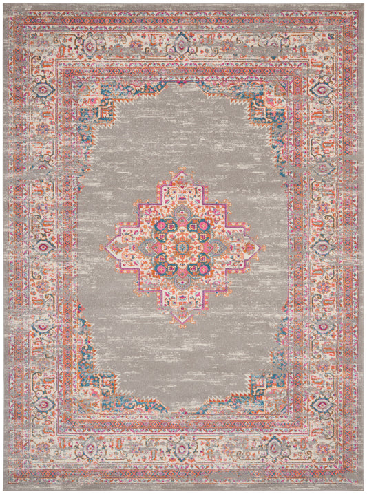 Nourison Passion 10' x 14' Grey Bohemian Indoor Rug