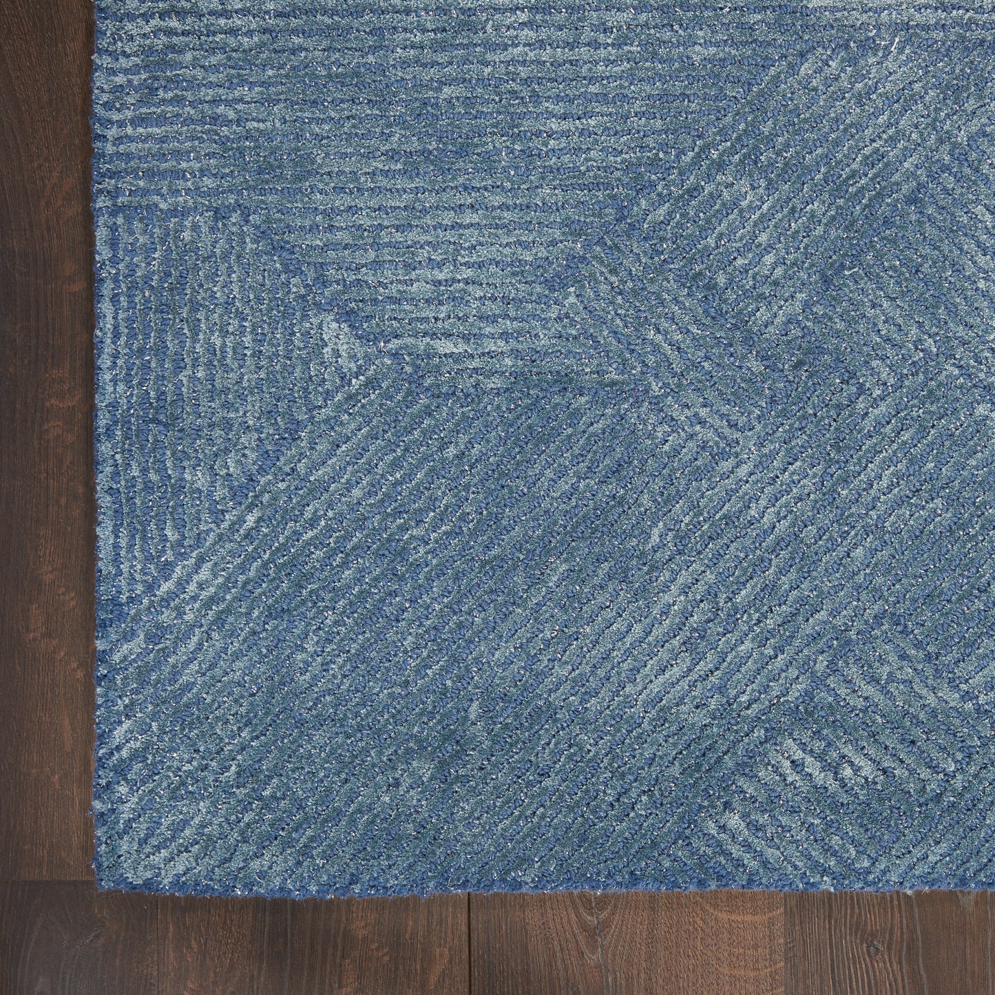 Michael Amini Ma30 Star 9'9" x 13'9" Blue Modern Indoor Rug