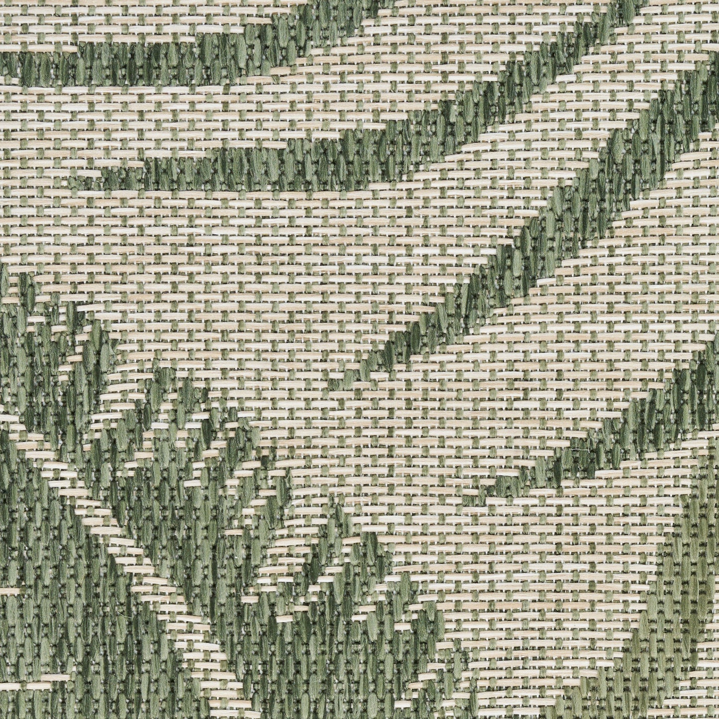 Nourison Garden Oasis 6' x 9' Ivory Green Outdoor Rug