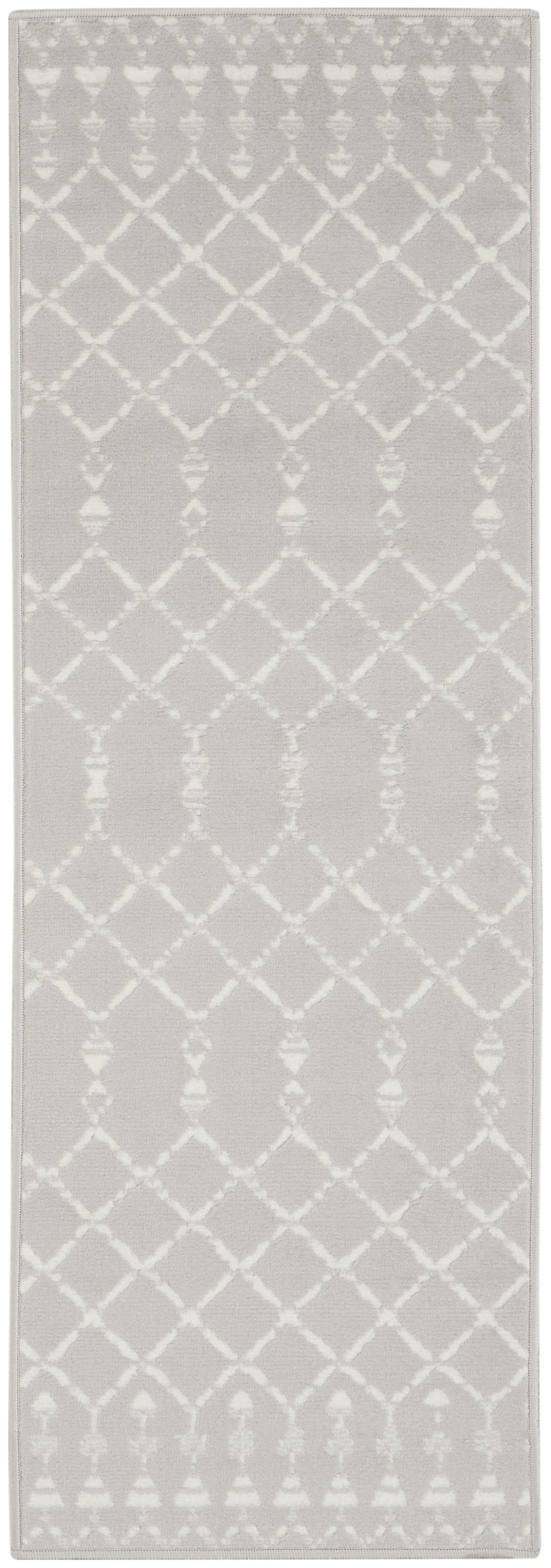 Nourison Whimsicle 2' x 8' Grey Bohemian Indoor Rug