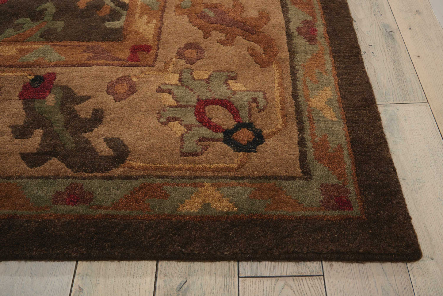 Nourison Tahoe 2'3" x 8' Espresso Traditional Indoor Rug