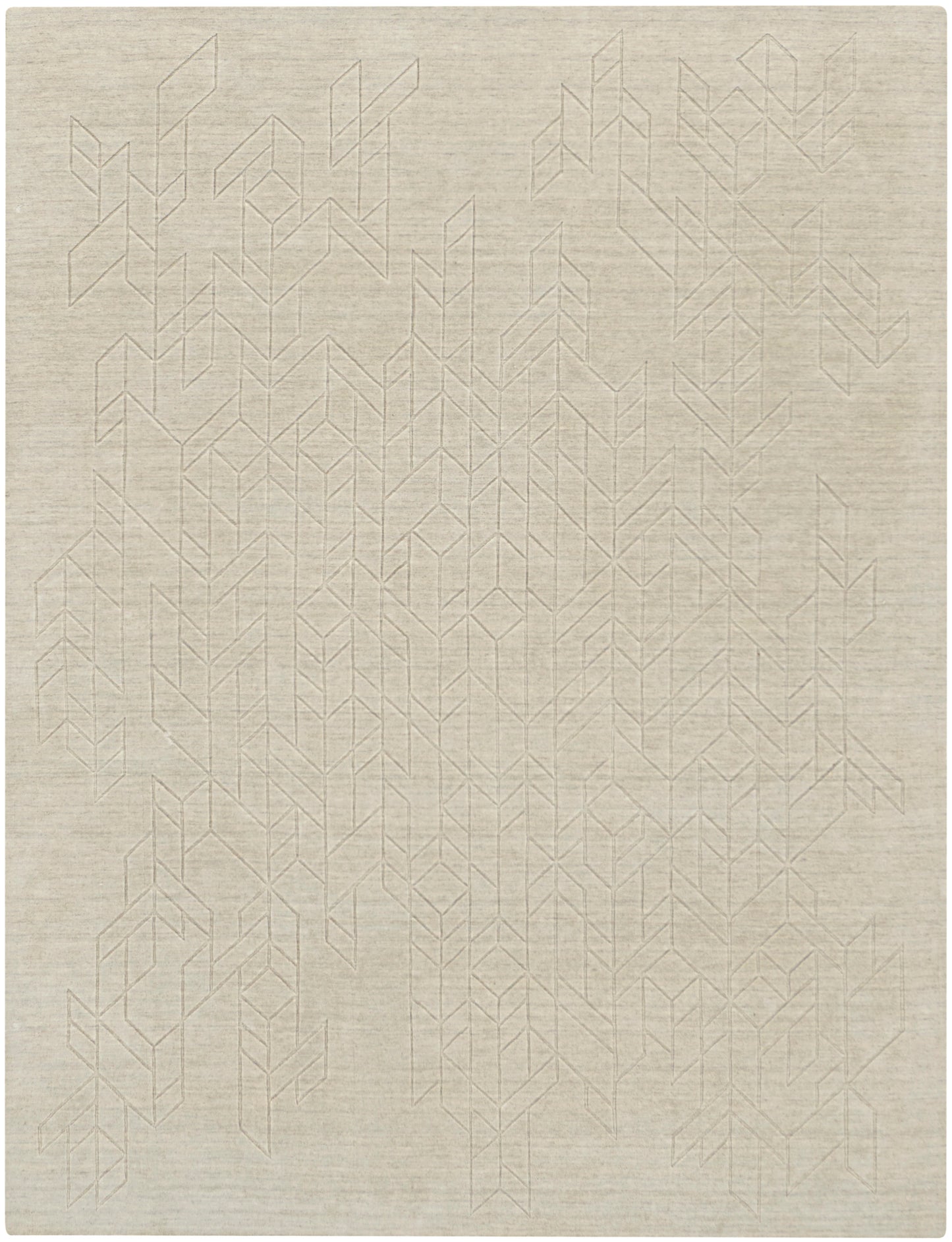 Nourison Alessia 9'9" x 13'9" Ivory Modern Indoor Rug