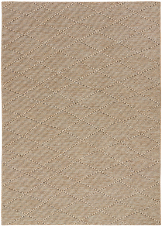 Nourison Washable Solutions 7' x 10' Natural Modern Rug