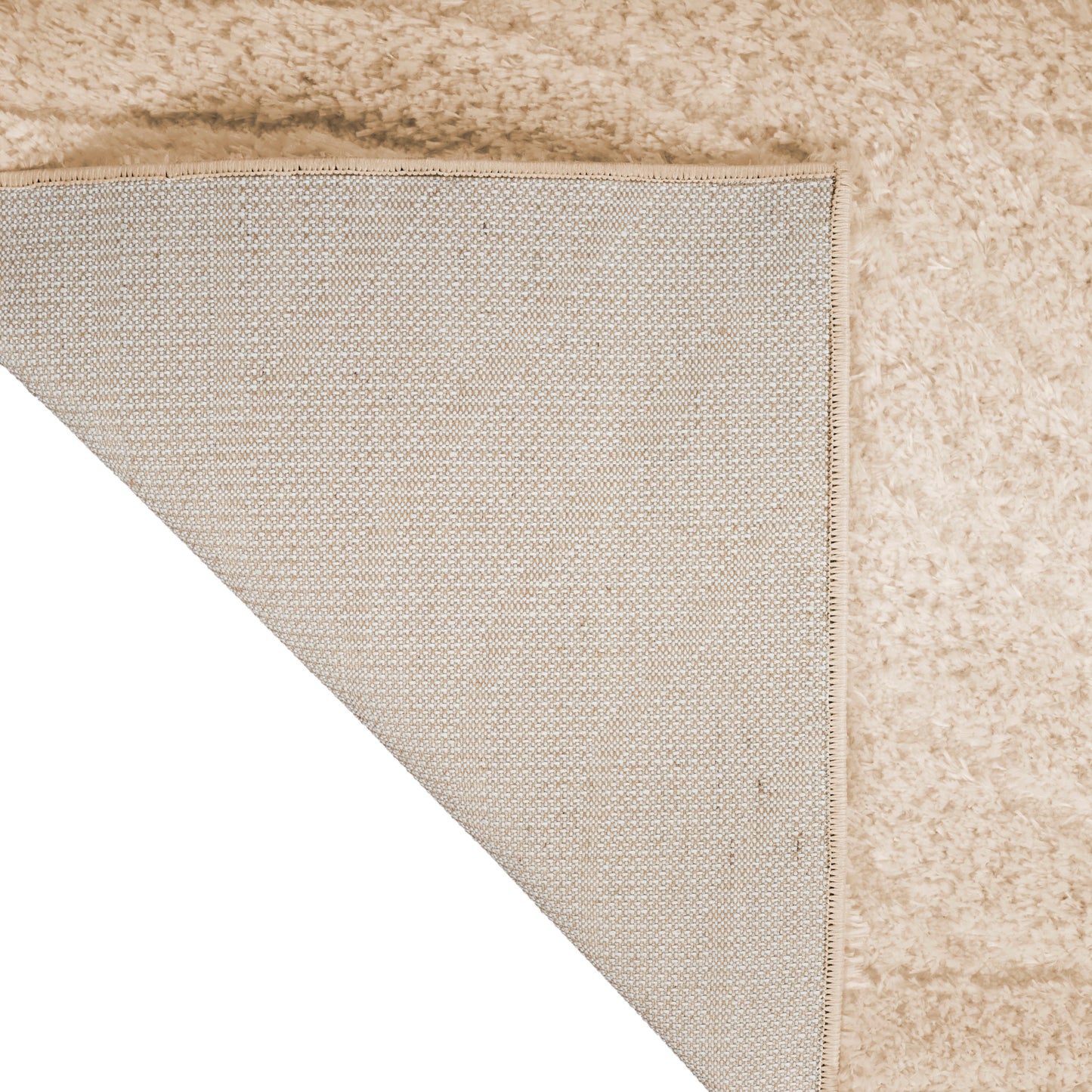 Calvin Klein Surfaces 5'3" x 7'3" Beige Shag Indoor Rug