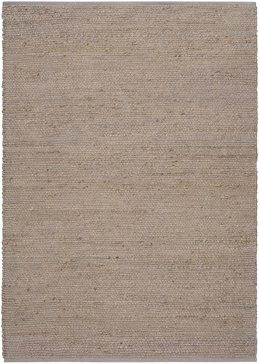 Nourison Natural Jute 5' x 7' Grey Farmhouse Indoor Rug