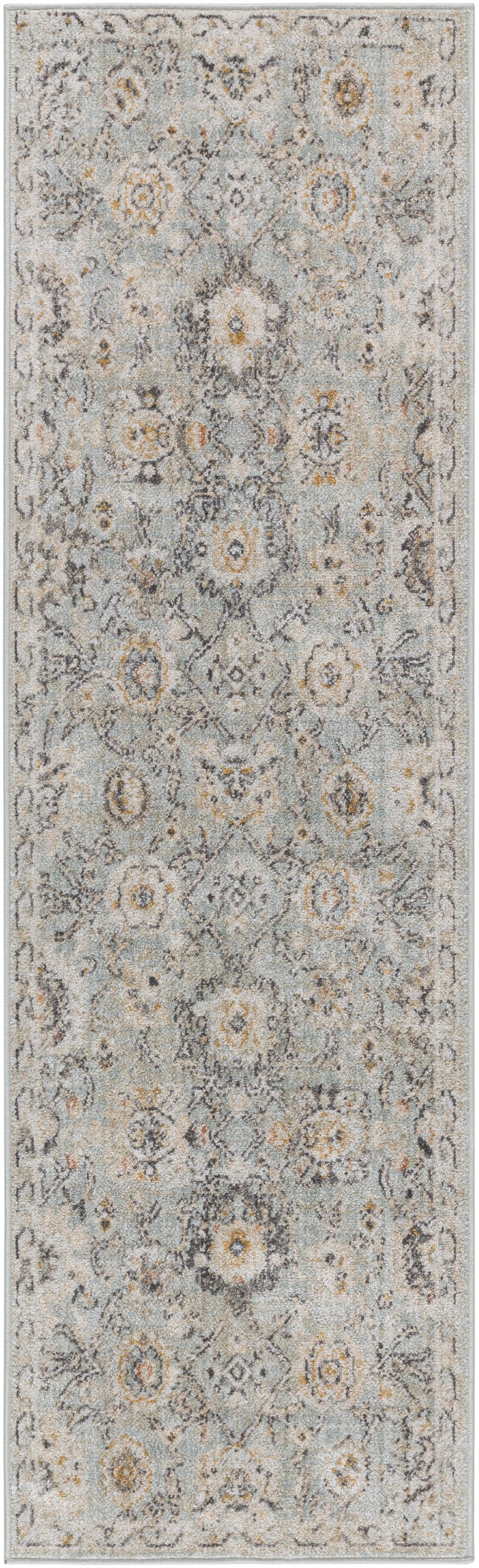 Nourison Oushak Home 2'3" x 7'6" Mint Vintage Indoor Rug