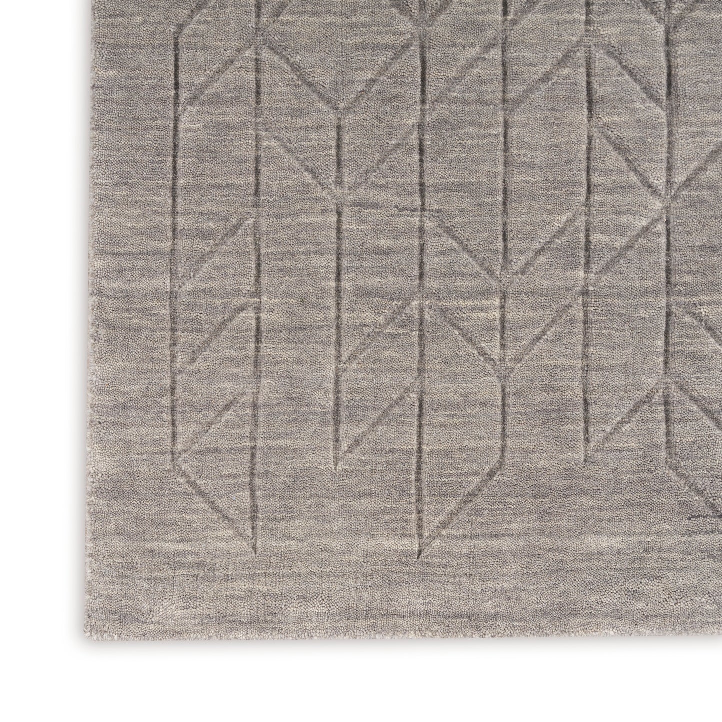 Nourison Alessia 5'3" x 7'5" Grey Modern Indoor Rug