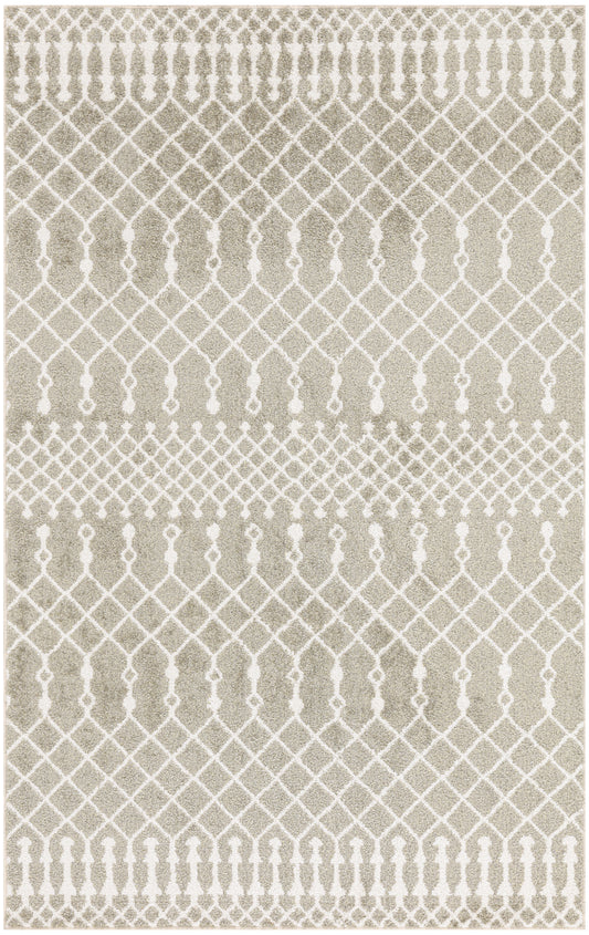 Nourison Astra Machine Washable 3'3" x 5' Sage Bohemian Indoor Rug