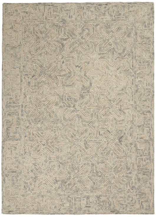 Nourison Colorado 5'3" x 7'3" Beige Grey Modern Indoor Rug