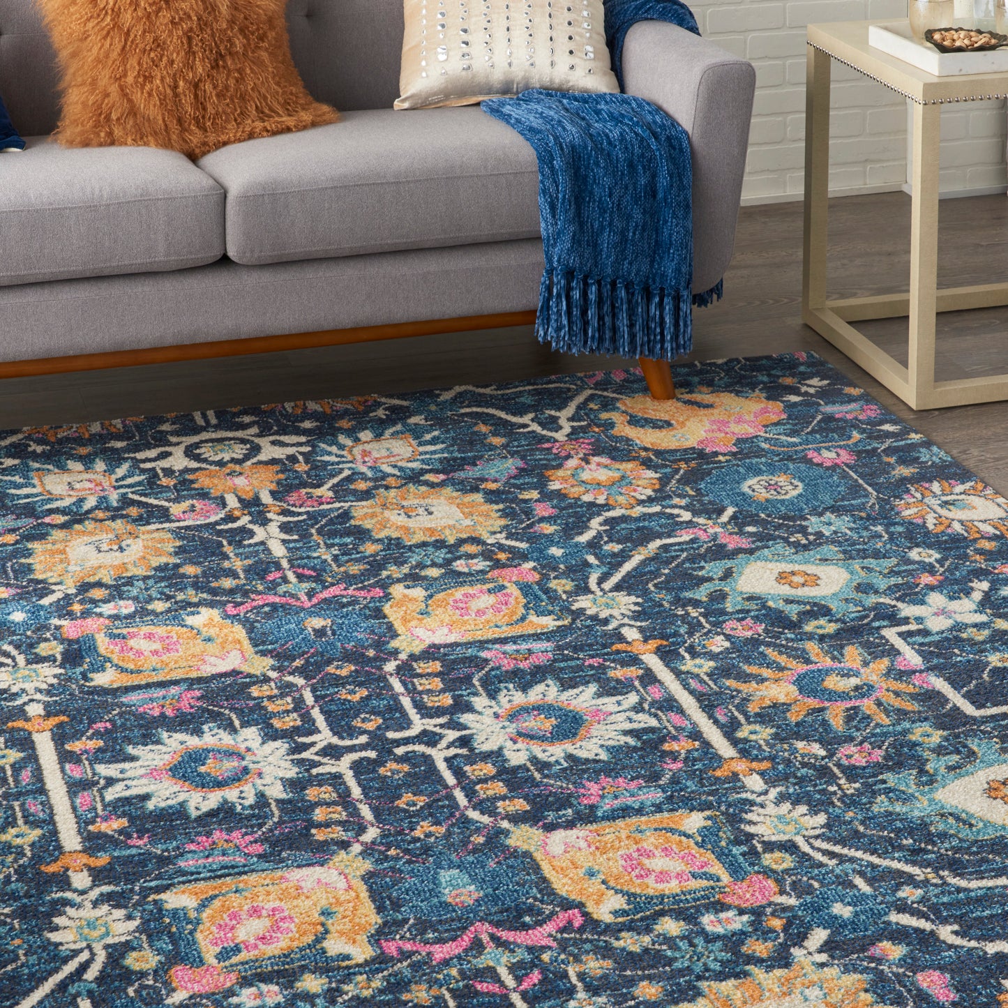 Nourison Passion 8' x 10' Navy Bohemian Indoor Rug