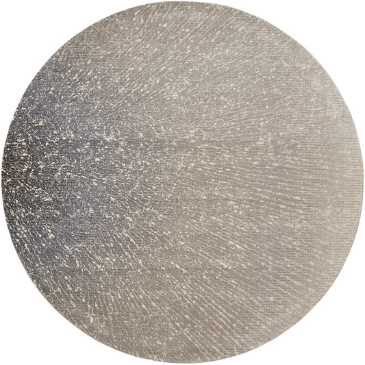 Nourison Twilight 8' x Round Ivory/Grey Modern Indoor Rug