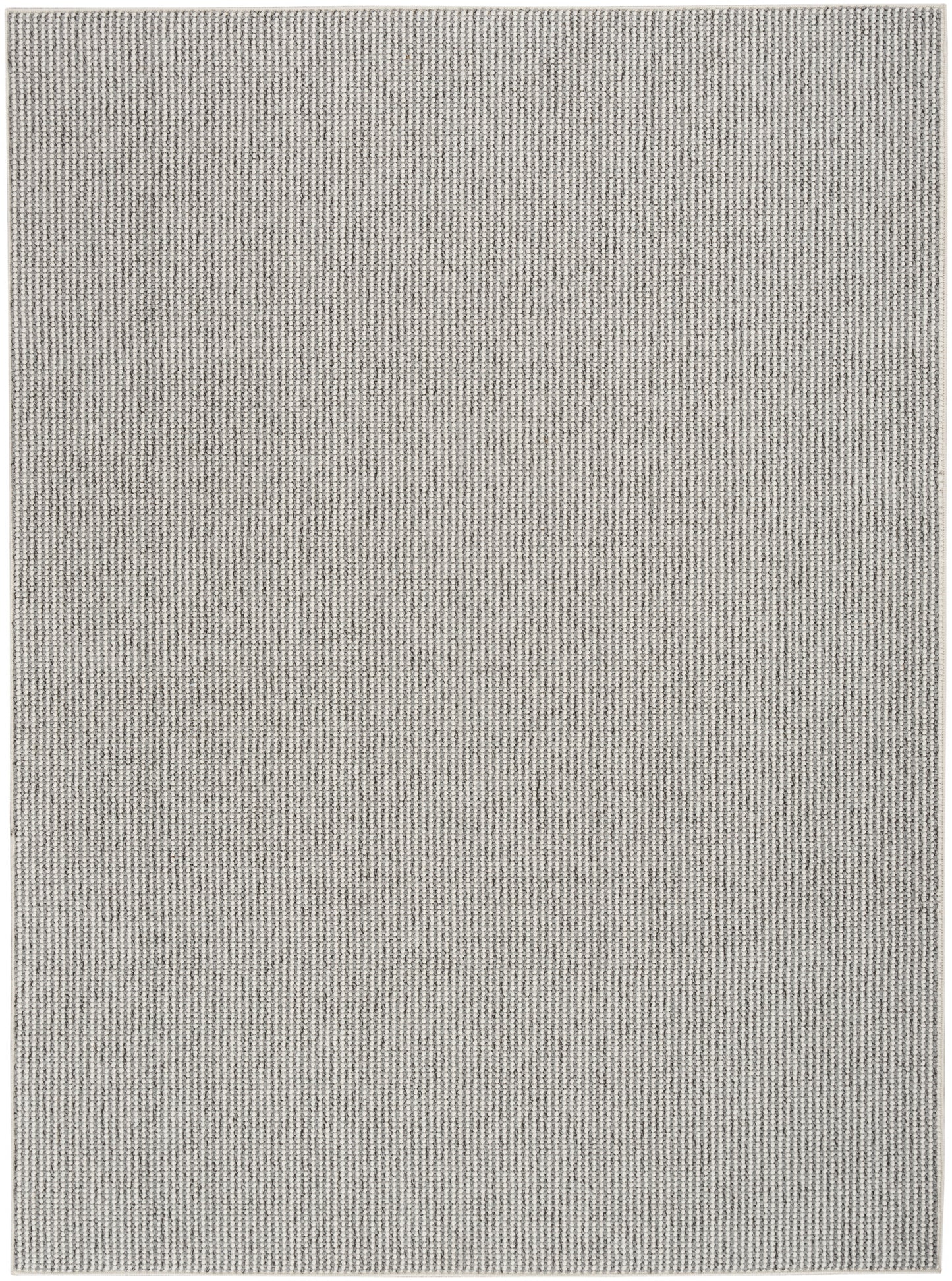 Nourison Natural Texture 7'10" x 9'10" Ivory Grey Farmhouse Indoor Rug