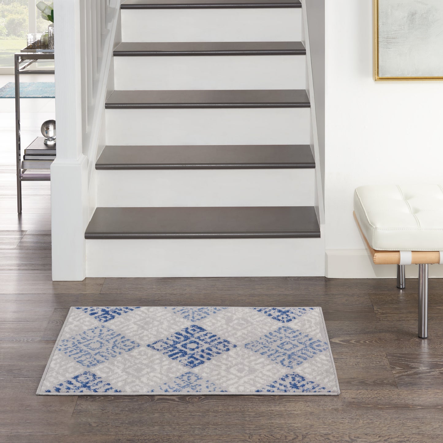 Nourison Whimsicle 2' x 3' Grey Blue Bohemian Indoor Rug