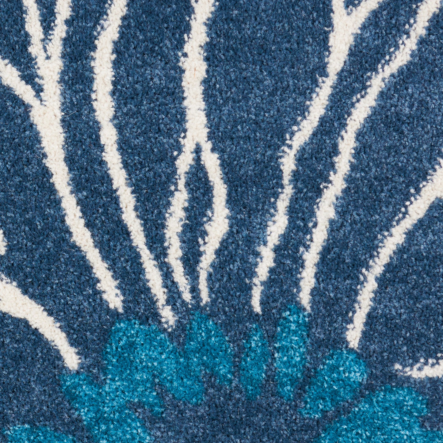 Nourison Passion 9' x 12' Blue Contemporary Indoor Rug