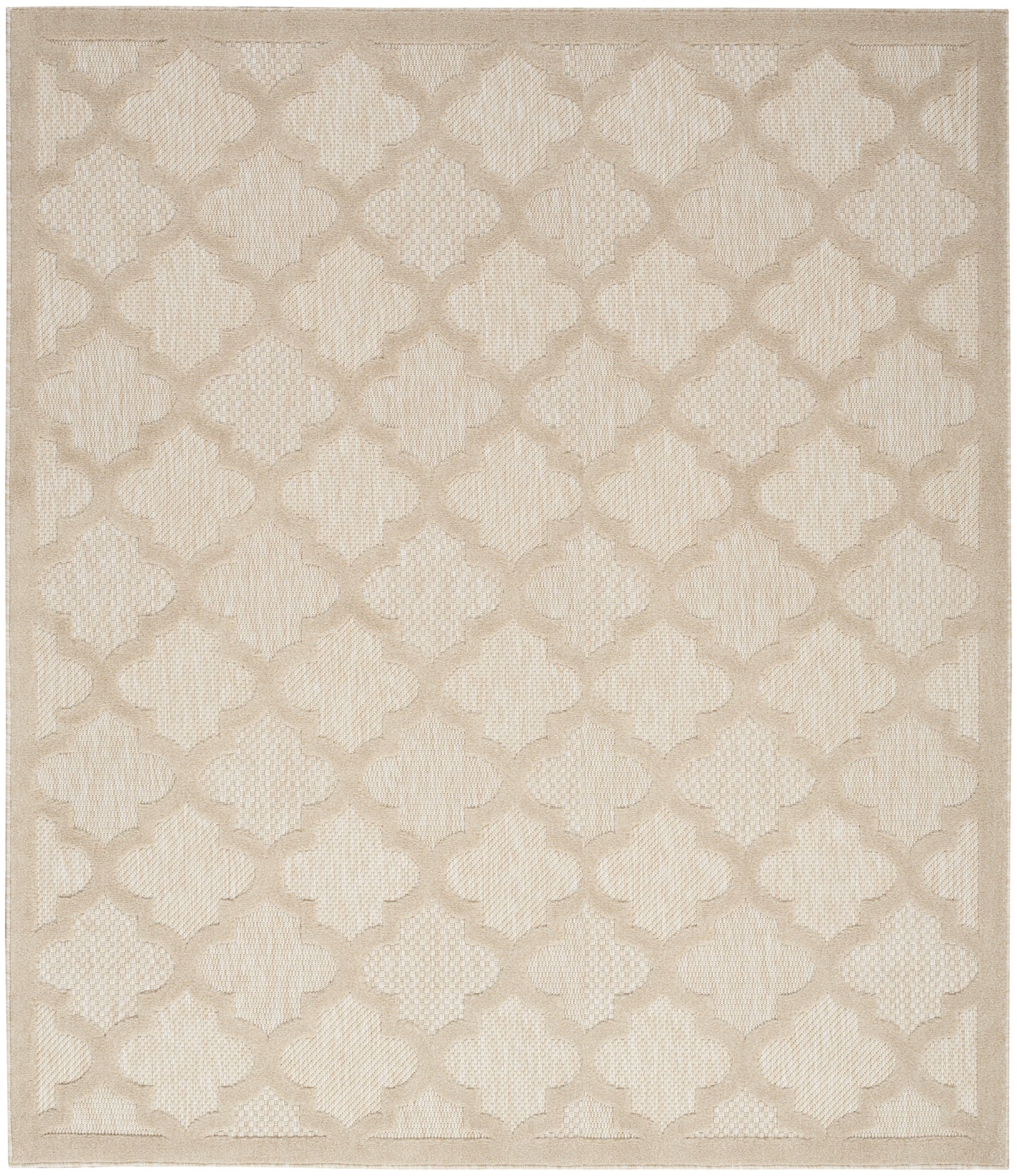 Nourison Easy Care 8' x 10' Cream Modern Rug