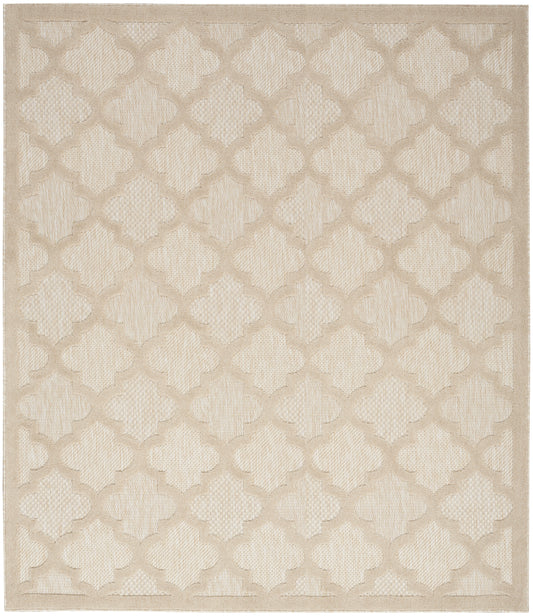 Nourison Easy Care 8' x 10' Cream Modern Rug