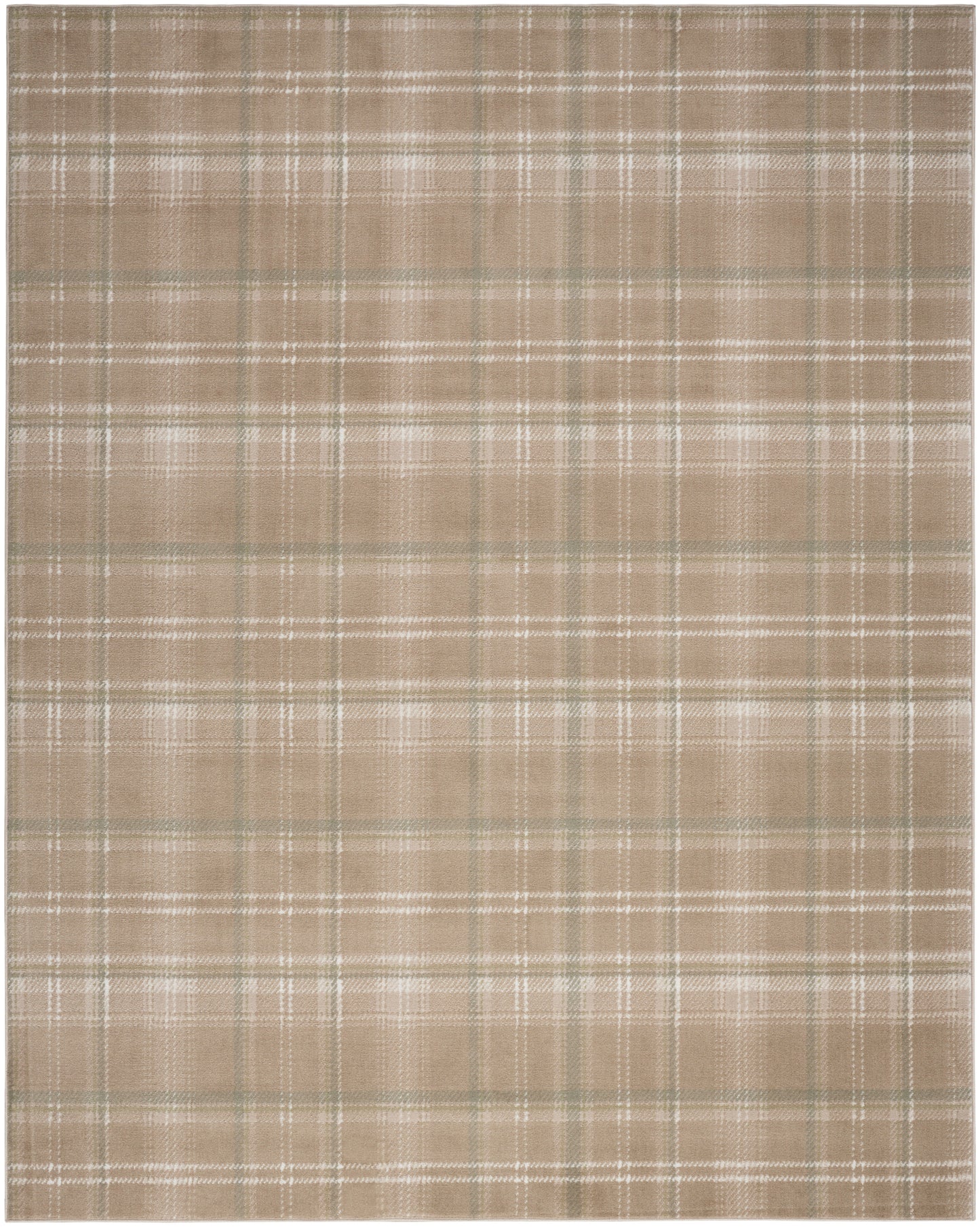 Nourison Grafix 5'3" x 7'3" Taupe Farmhouse Indoor Rug