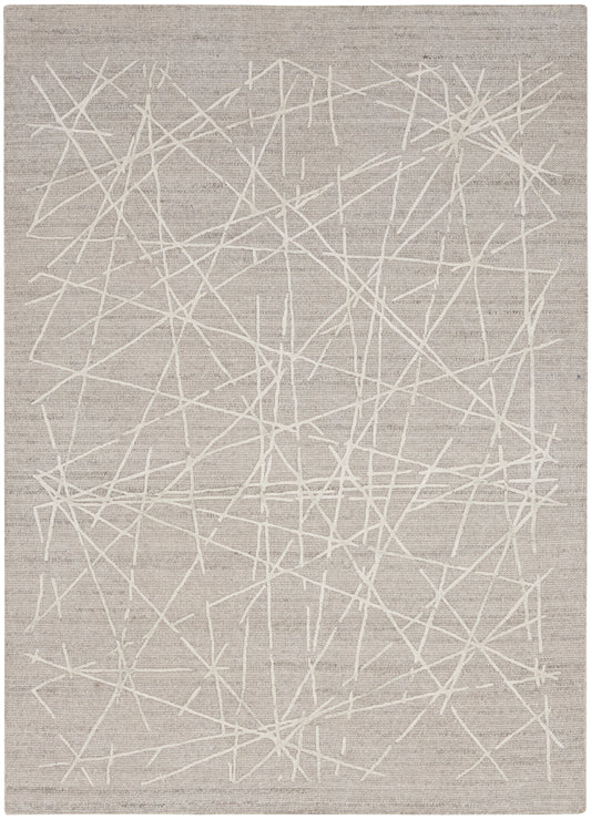 Calvin Klein CK044 Wander 5'3" x 7'3" Grey Modern Indoor Rug