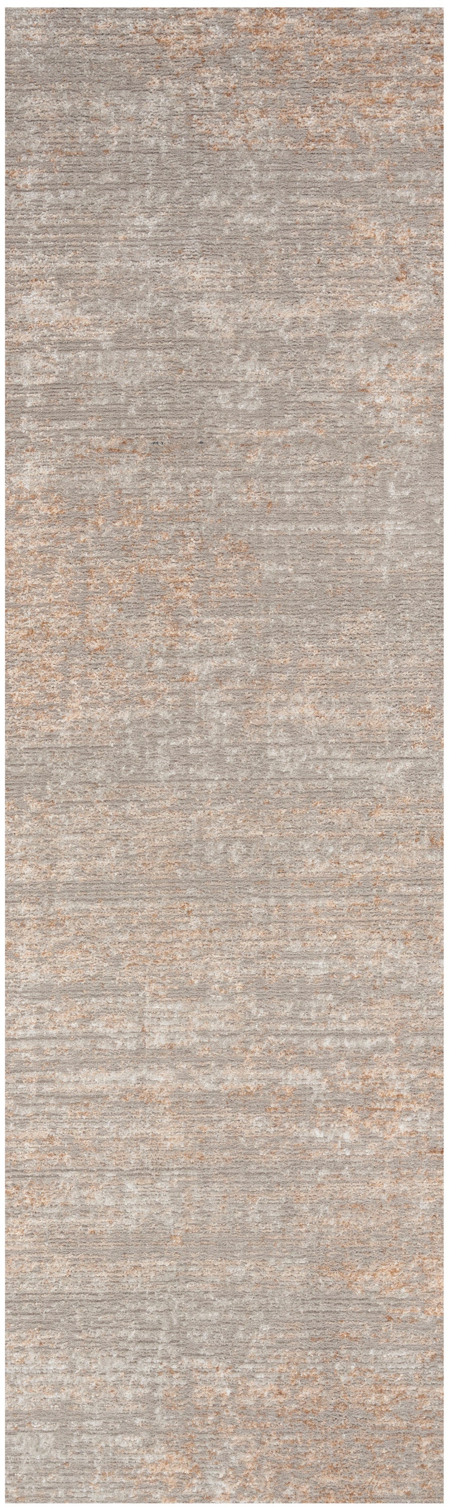 Calvin Klein Captivating 2'3" x 7'3" Grey Beige Modern Indoor Rug