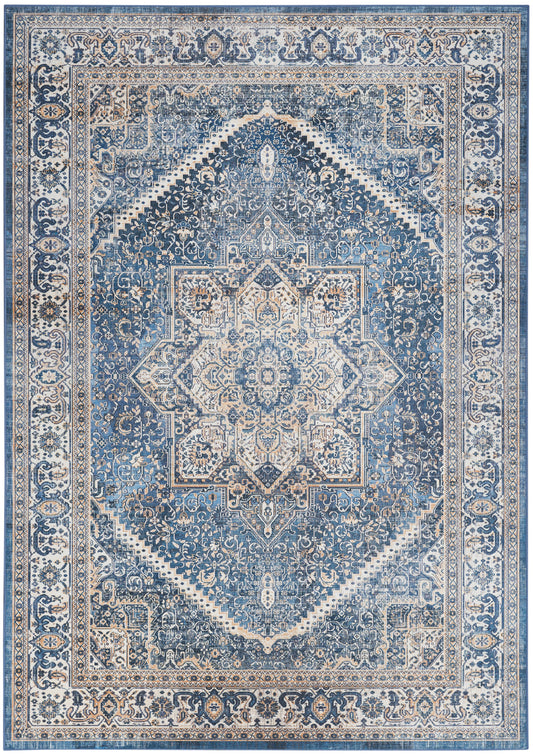 Nourison Vintage Home 3'9" x 5'9" Blue Bohemian Indoor Rug