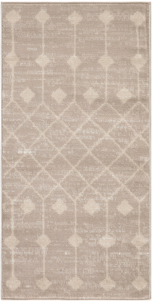 Nourison Grafix 3' x 5' Beige Bohemian Indoor Rug