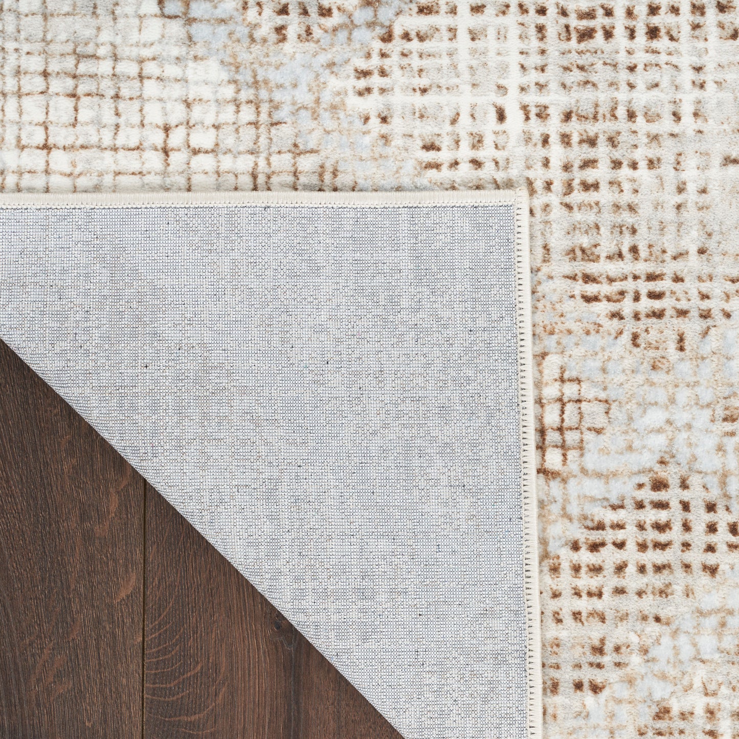 Inspire Me! Home Décor Iliana 9' x 12' Grey Mocha Modern Indoor Rug