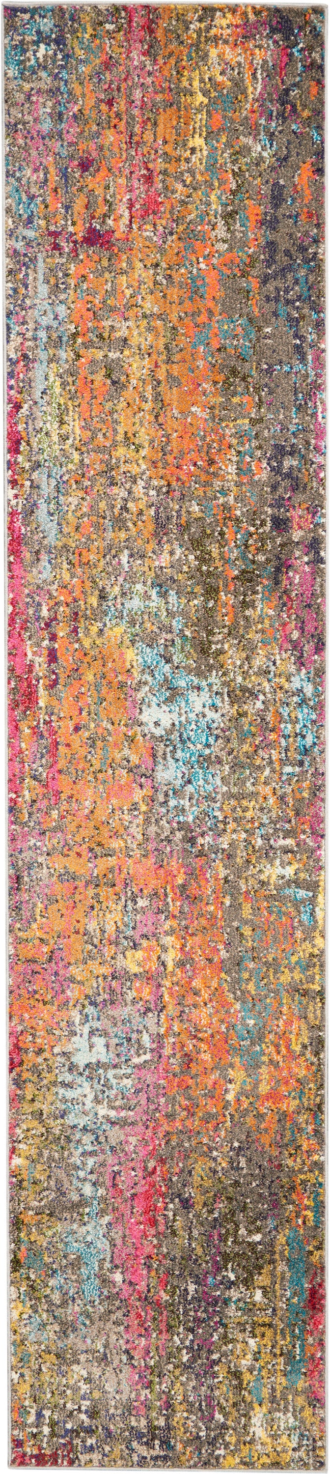 Nourison Celestial 2'2" x 10' Sunset Modern & Contemporary Indoor Rug