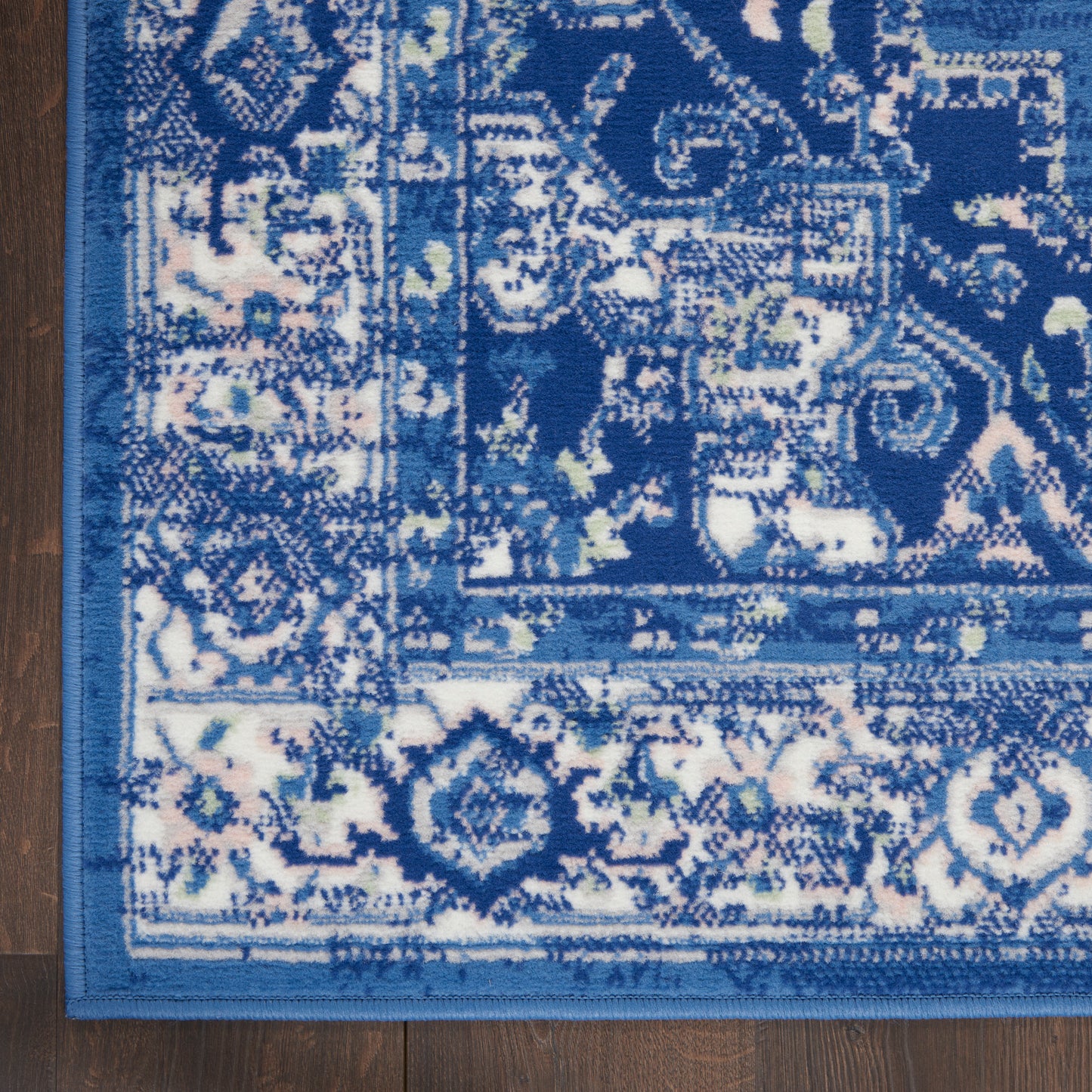 Nourison Whimsicle 3' x 5' Navy Farmhouse Indoor Rug