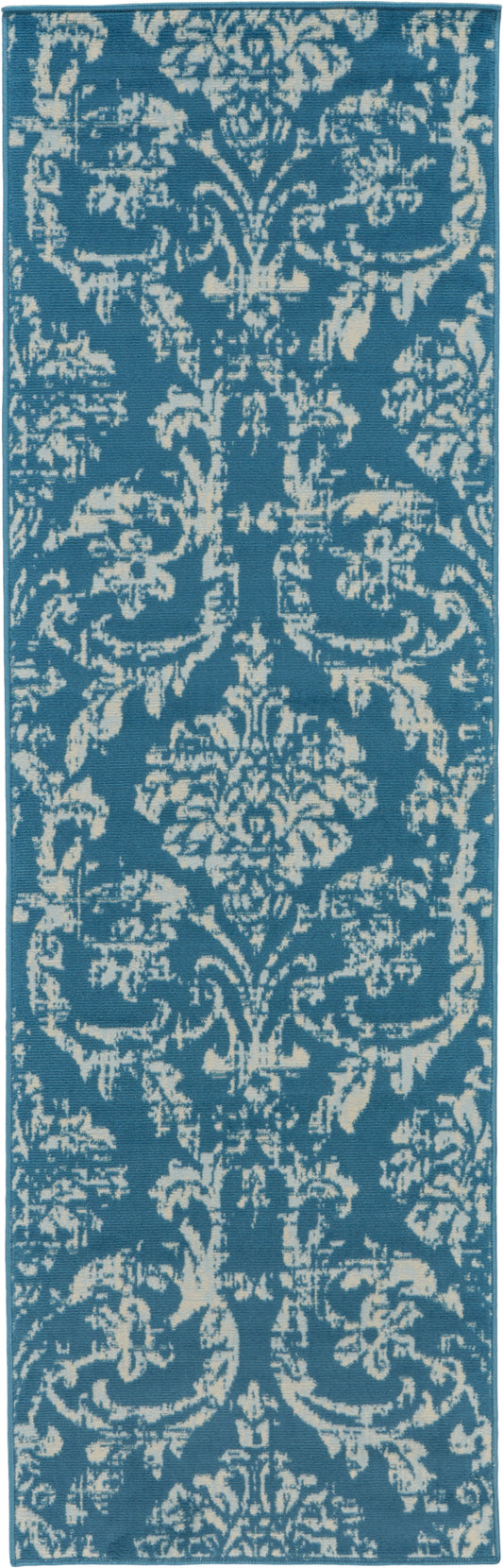 Nourison Jubilant 2'3" x 7'3" Blue Vintage Indoor Rug