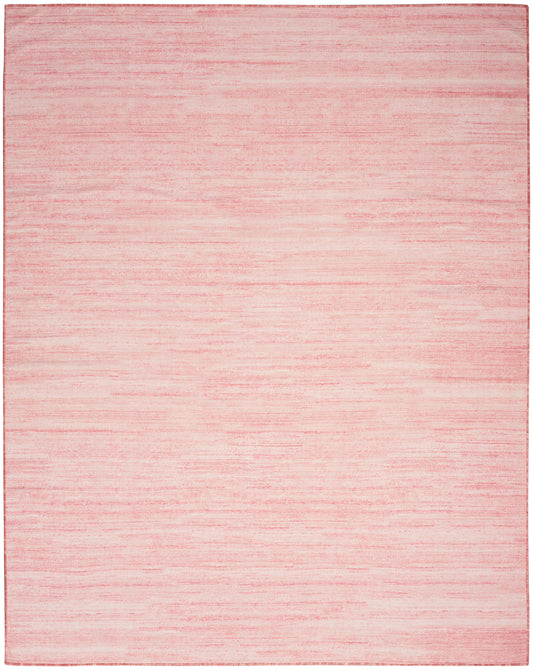 Nourison Washable Essentials 7'10" x 9'10" Pink Modern Indoor Rug