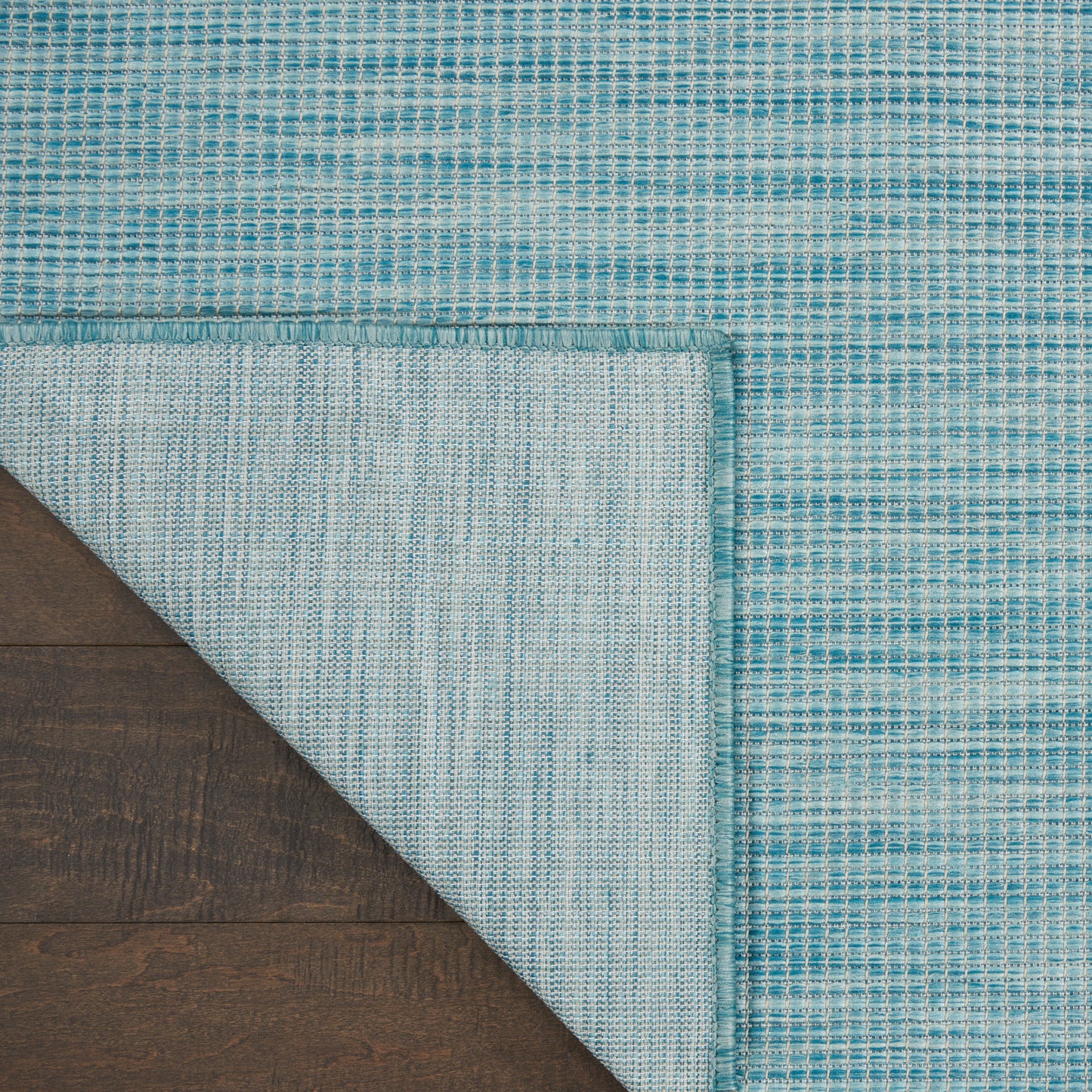 Nourison Positano 2' x 6' Aqua Modern Rug