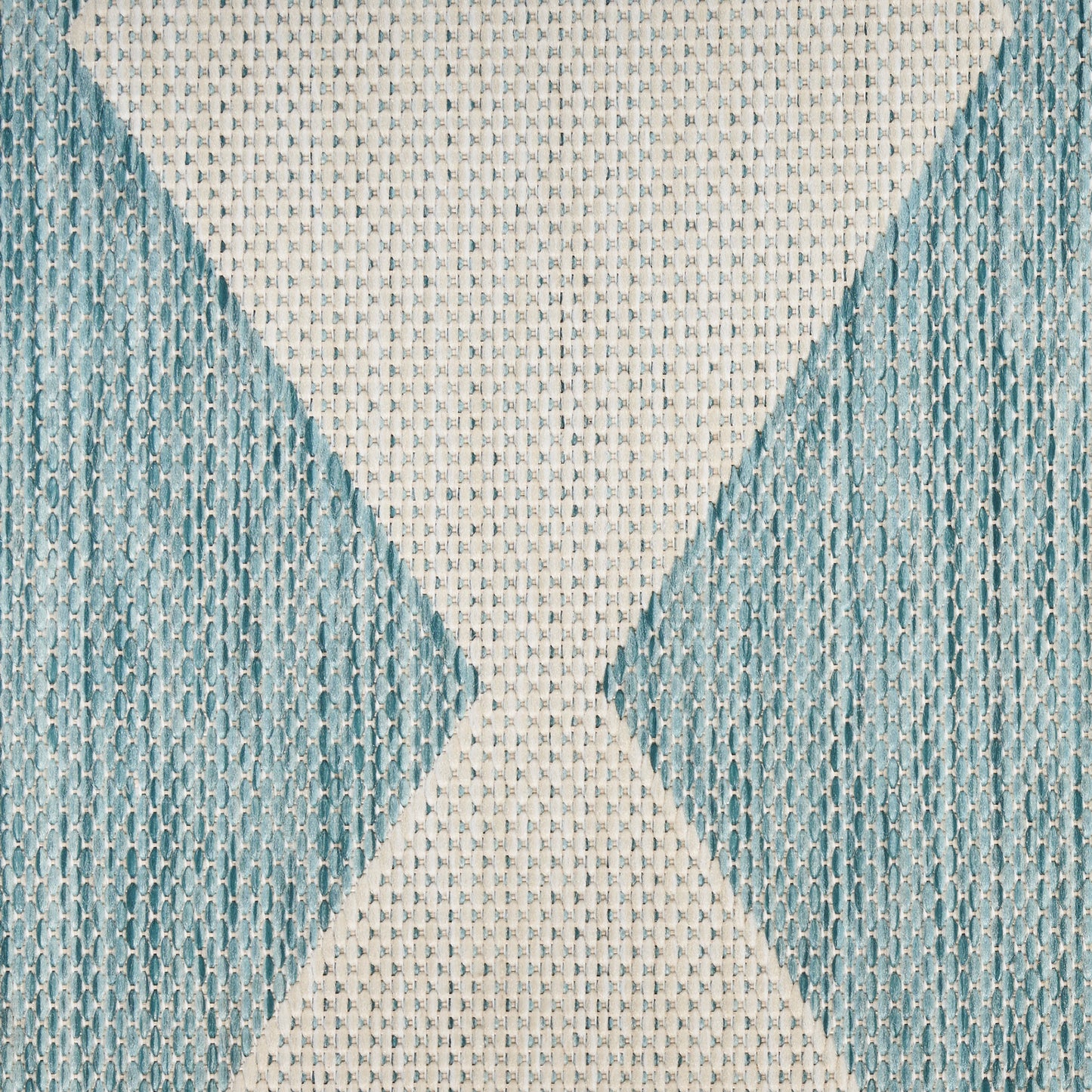 Nourison Positano 5' x 7' Aqua Modern Rug