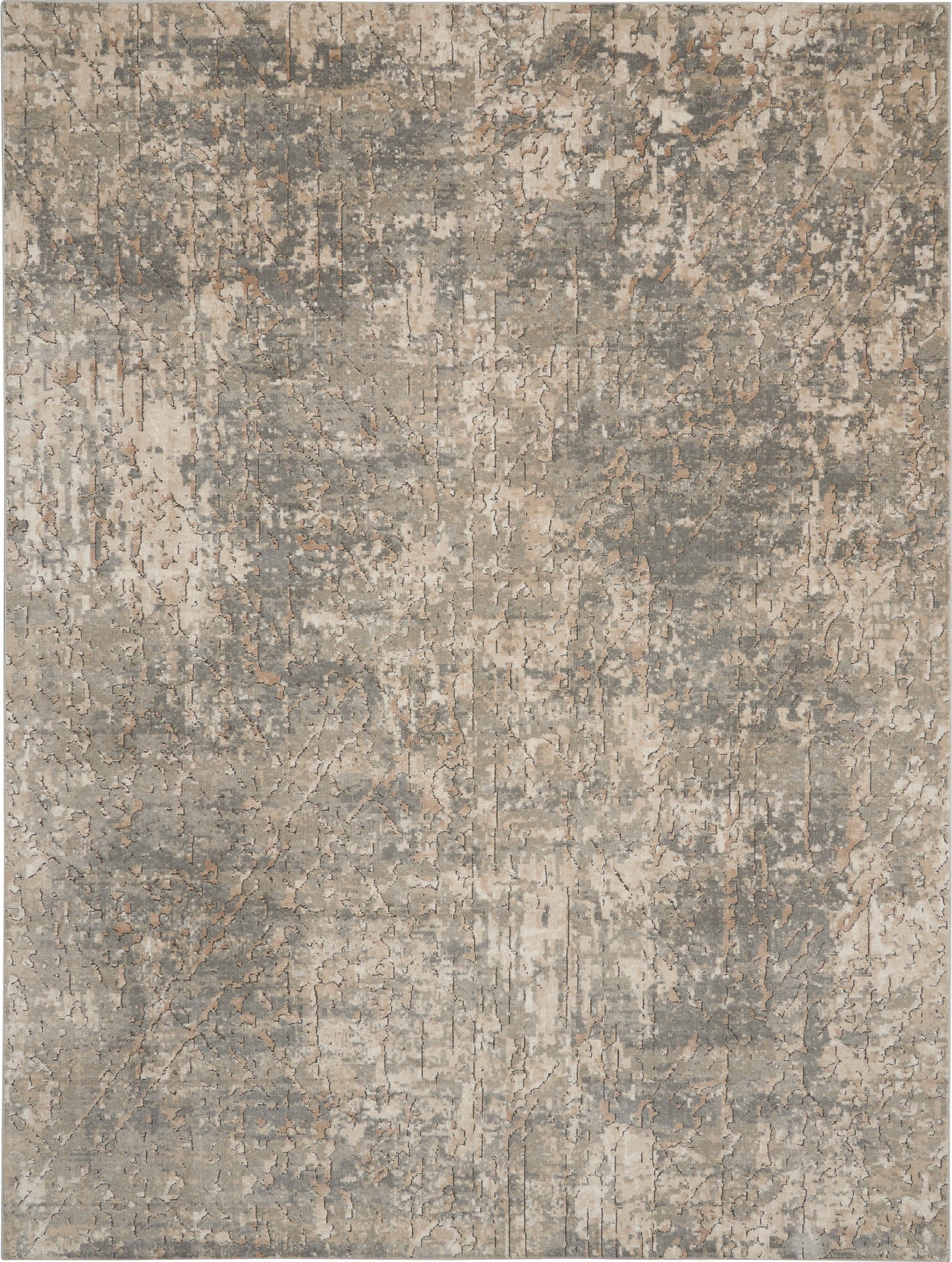 Nourison Quarry 6'7" x 9'6" Beige Grey Modern Indoor Rug