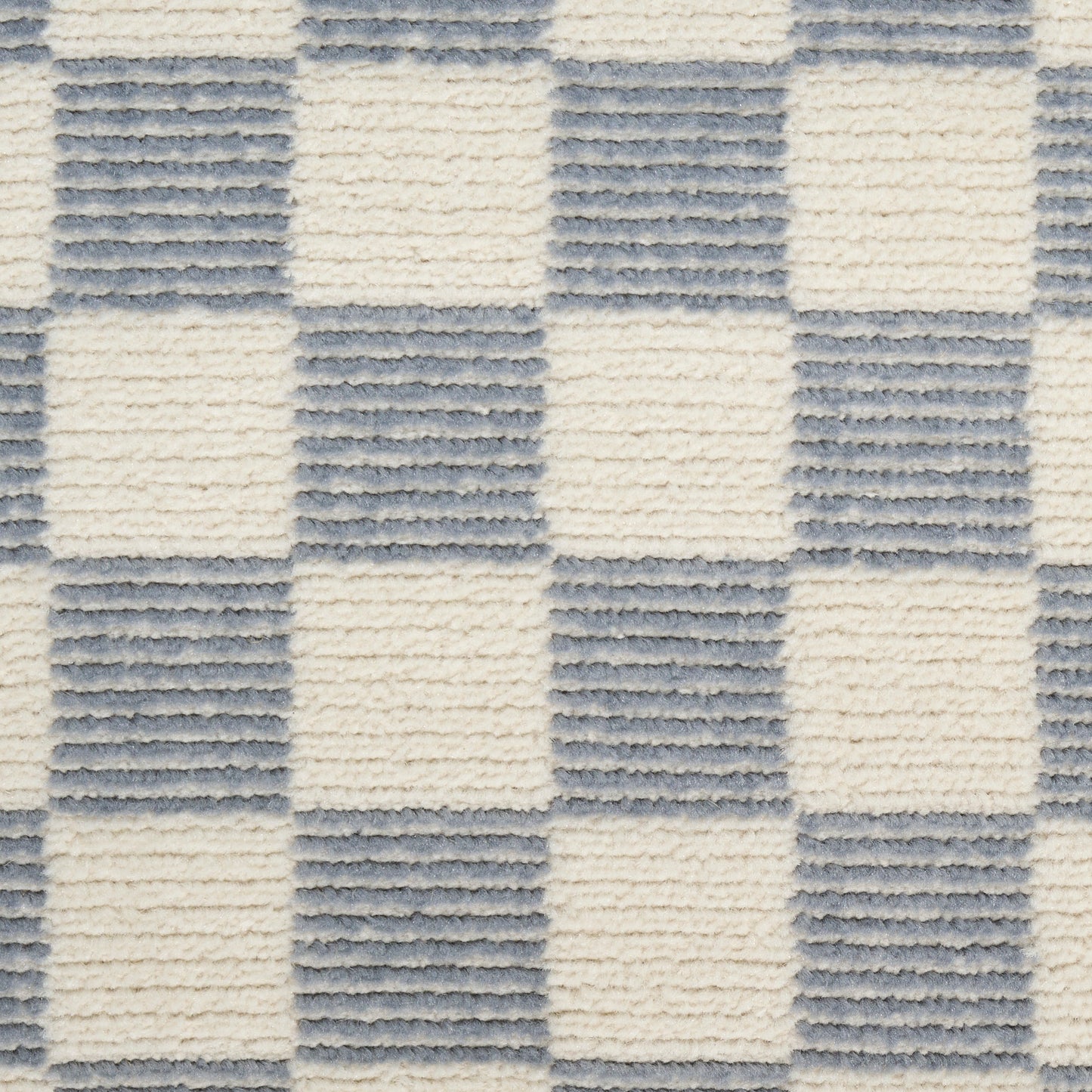 Nourison Serenity Home 3'11" x 5'11" Ivory Blue Modern Indoor Rug