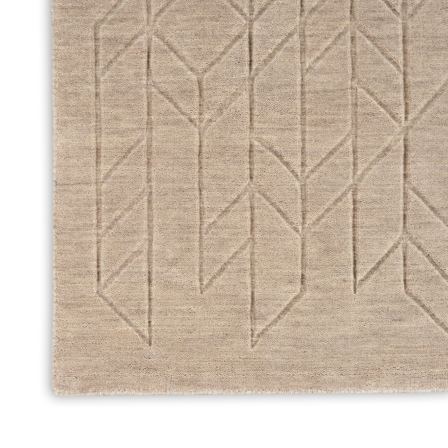 Nourison Alessia 5'3" x 7'5" Beige Modern Indoor Rug