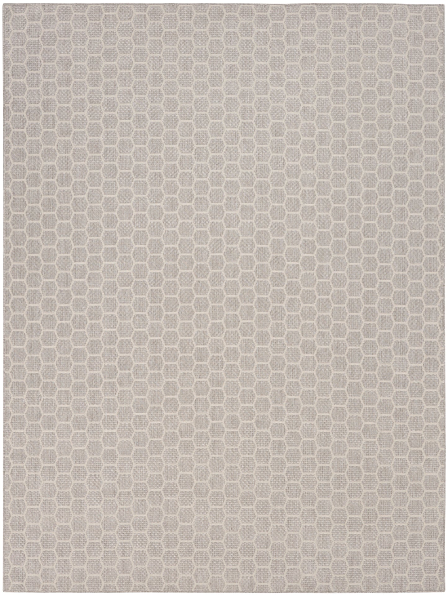 Nourison Twist Reversible 9' x 12' Grey Modern Rug