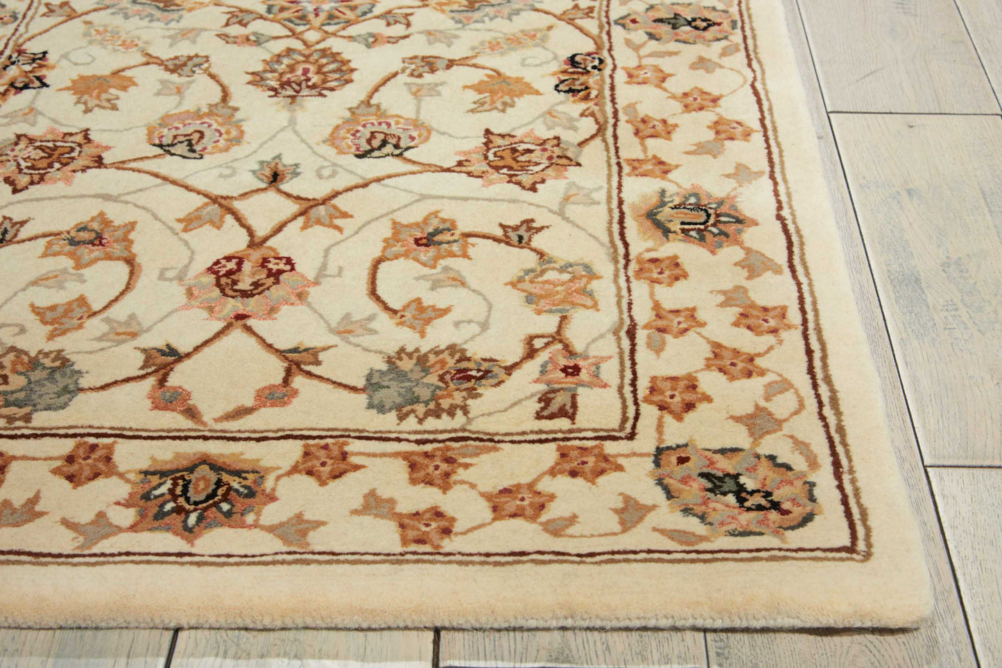 Nourison Nourison 2000 2'3" x 8' Ivory Traditional Indoor Rug