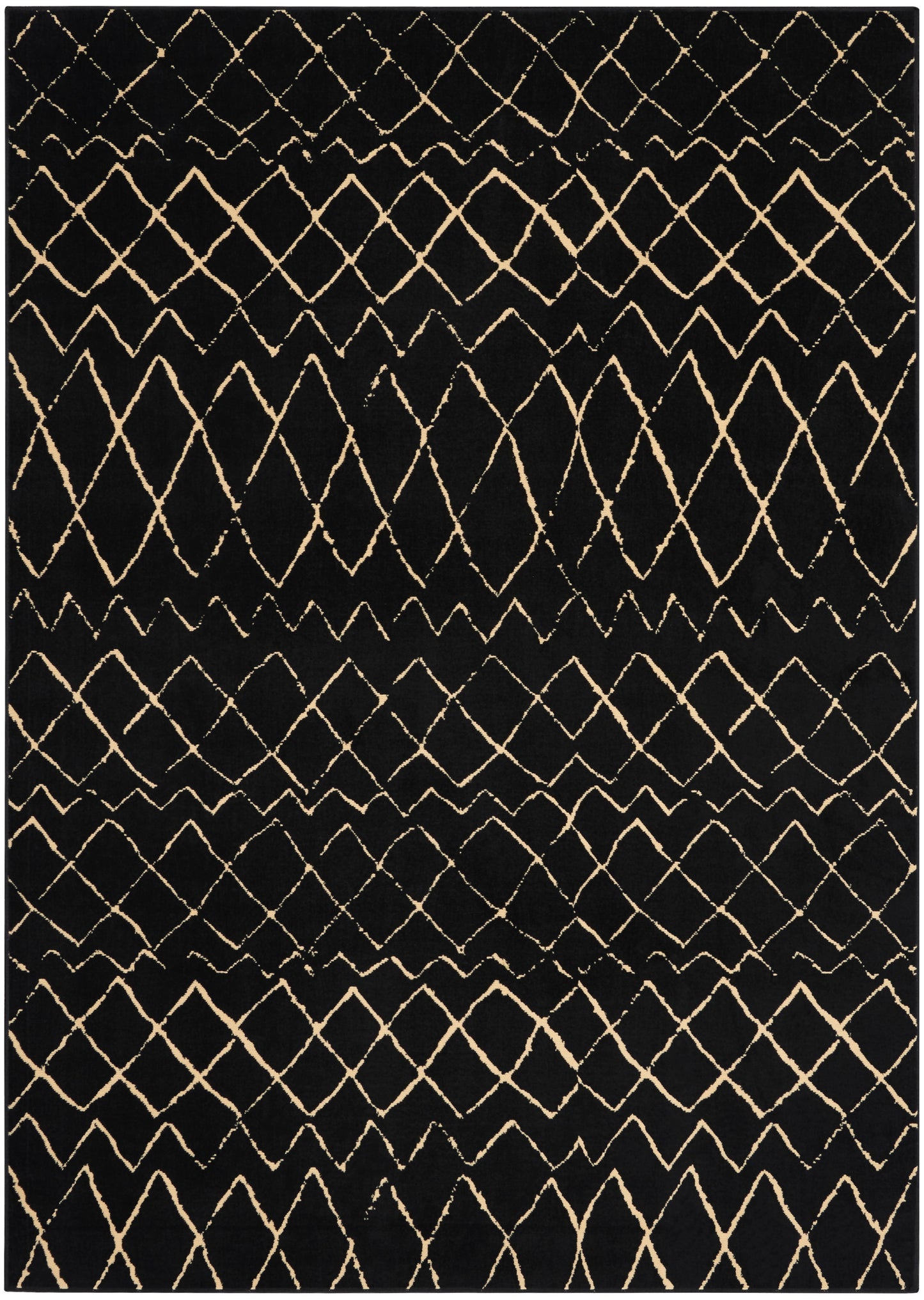 Nourison Grafix 7' x 10' Black Bohemian Indoor Rug