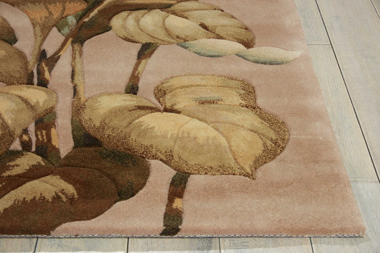 Nourison Tropics 3'6" x 5'6" Beige Contemporary Indoor Rug