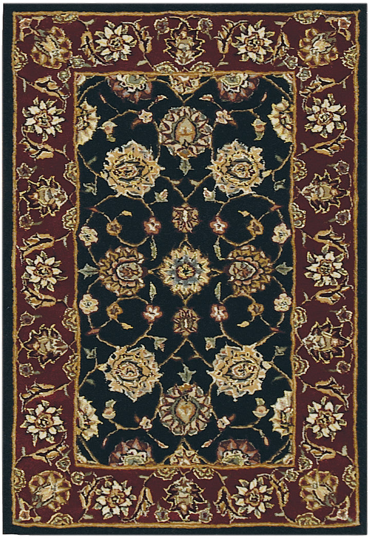 Nourison Nourison 2000 2' x 3' Black Traditional Indoor Rug