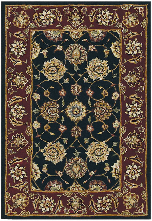 Nourison Nourison 2000 2' x 3' Black Traditional Indoor Rug