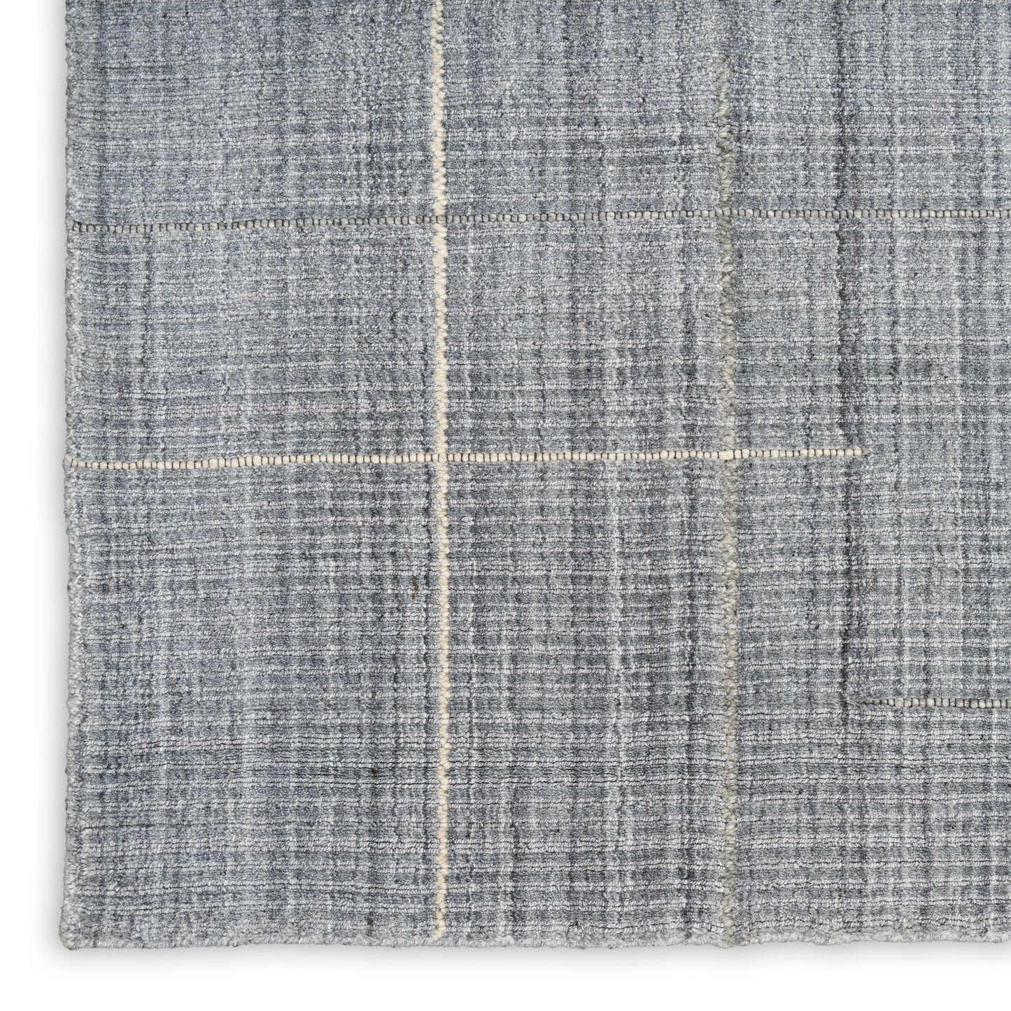 Calvin Klein CK041 Architectura 5'3" x 7'3" Denim Farmhouse Indoor Rug