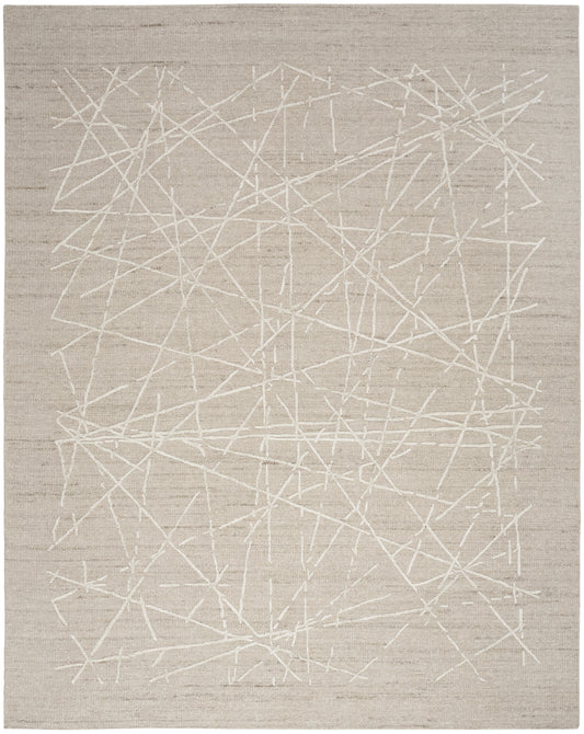 Calvin Klein CK044 Wander 7'9" x 9'9" Taupe Modern Indoor Rug