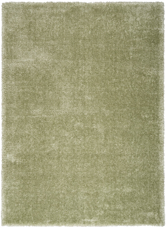 Nourison Pacific Shag 5'3" x 7'3" Green Shag Indoor Rug