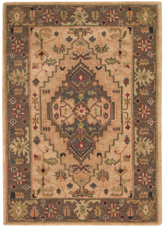 Nourison Tahoe 5'6" x 8'6" Beige Traditional Indoor Rug